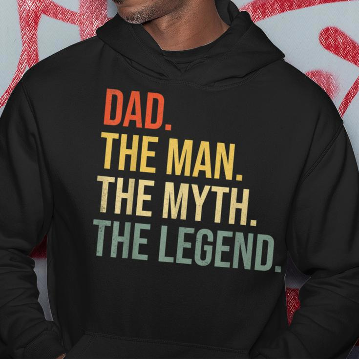 Funny Dad Fathers Day Dad The Man The Myth The Legend Gift For Mens Hoodie Funny Gifts