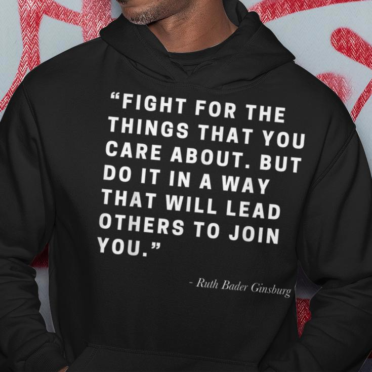 Funny Fight For The Things You Care About Quote Hoodie Funny Gifts