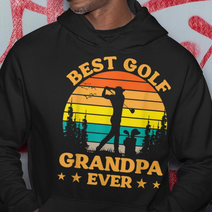 Funny Golf Lover Best Golf Grandpa Ever Golfing Gift For Mens Hoodie Funny Gifts