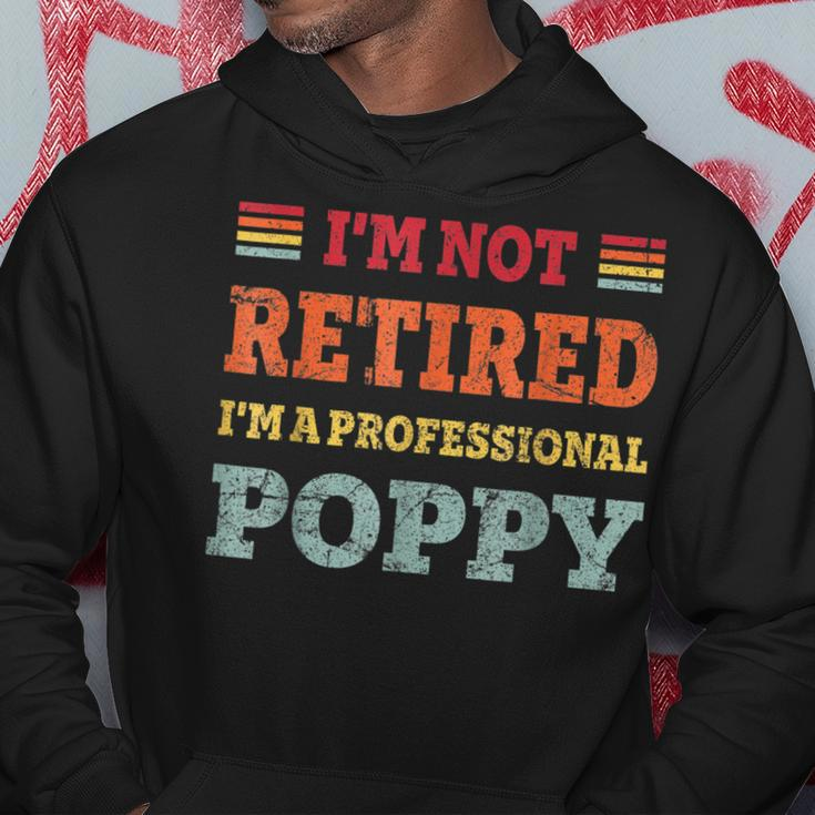 Funny Grandpa For Men Father Day Retired Poppy Gifts Hoodie Unique Gifts