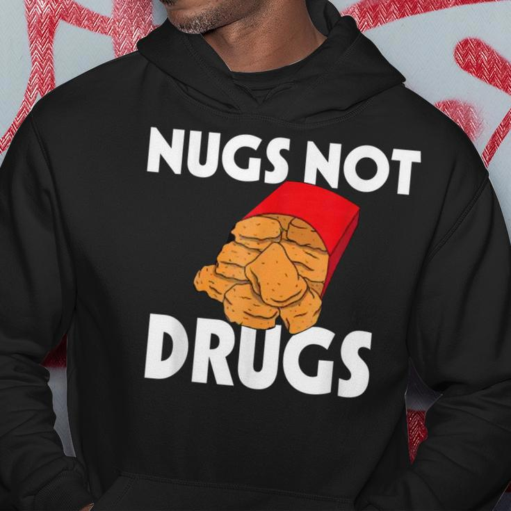 Funny Nugs Not Drugs Delicious Chicken Nugget Bucket V3 Hoodie Funny Gifts