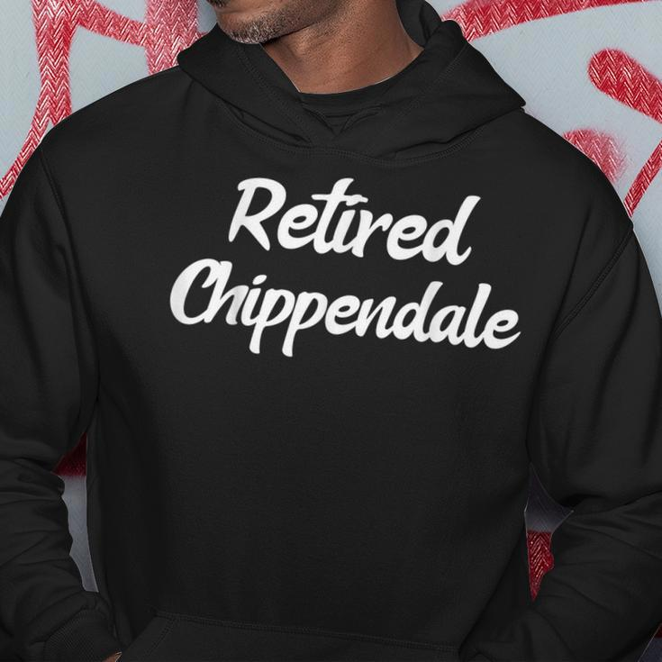 Funny Retired Chippendale Former Exotic Dancer Dad Bod Gift For Mens Hoodie Unique Gifts