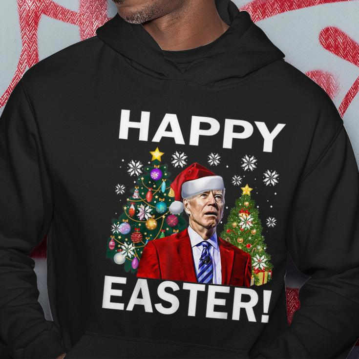 Funny Santa Biden Happy Easter Christmas Hoodie Unique Gifts