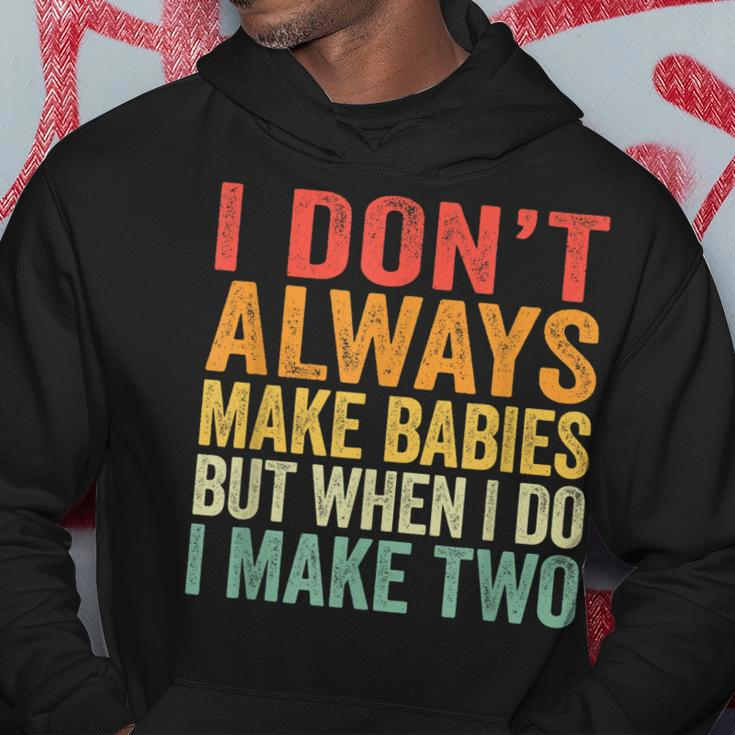Funny Twins Announcement Gift For Pregnant Mom Or Dad To Be Hoodie Personalized Gifts