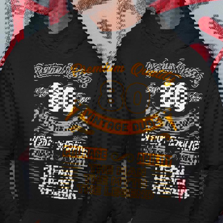 Gift For 80 Years Old 80Th Vintage The Man Myth Legend Hoodie Personalized Gifts