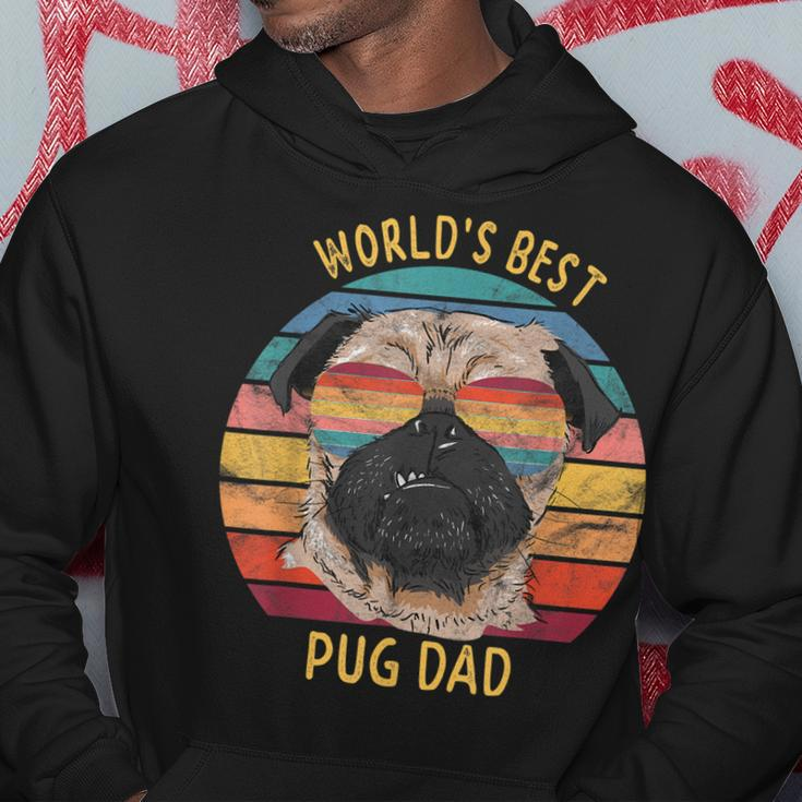 Gifts For Pug Dog Dad Worlds Best Pug Dad Gift For Mens Hoodie Unique Gifts