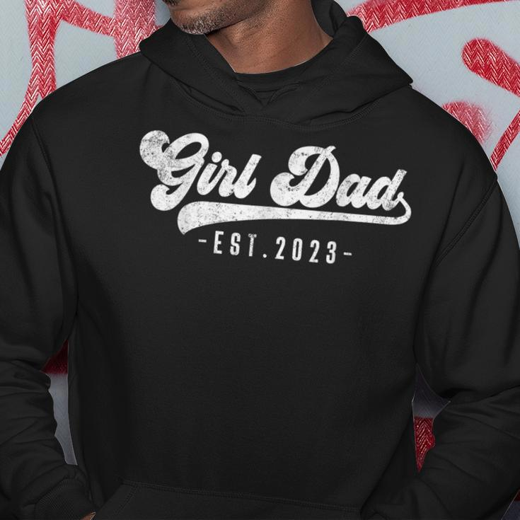 Girl Dad Est 2023 Girl Dad To Be Gifts New Daddy Dad First Gift For Mens Hoodie Unique Gifts