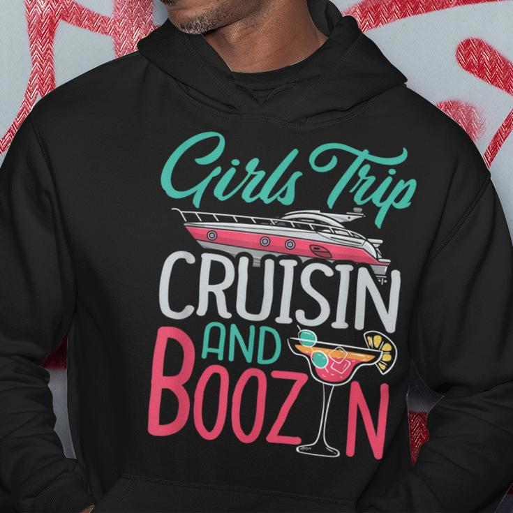 Girls Trip Cruisin And Boozin Cruise Squad Matching Drinking Hoodie Unique Gifts