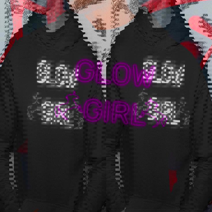 Glow Girl Glow Party Retro 80Er Costume Dance Party Hoodie Unique Gifts