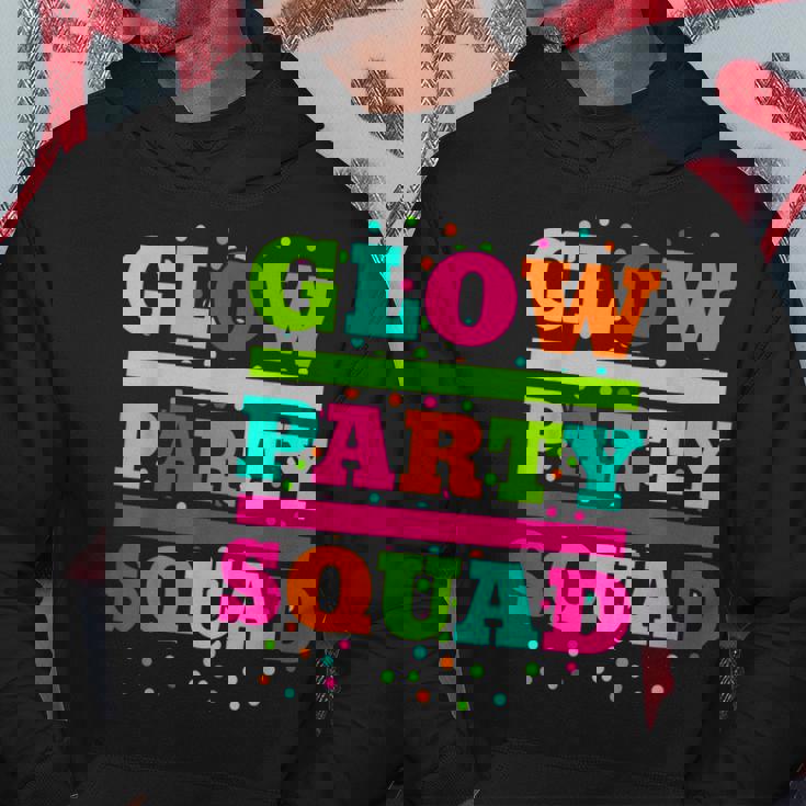 Glow Party Squad Neon Lights Party Lover Hoodie Personalized Gifts Glow Party Squad Neon Lights Party Lover Hoodie Personalized Gifts