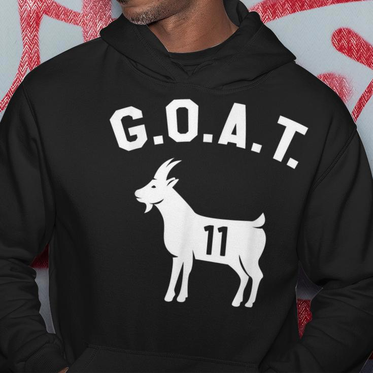 Goat Number 11 Greatest Of All Time Dad Joke Hoodie Unique Gifts