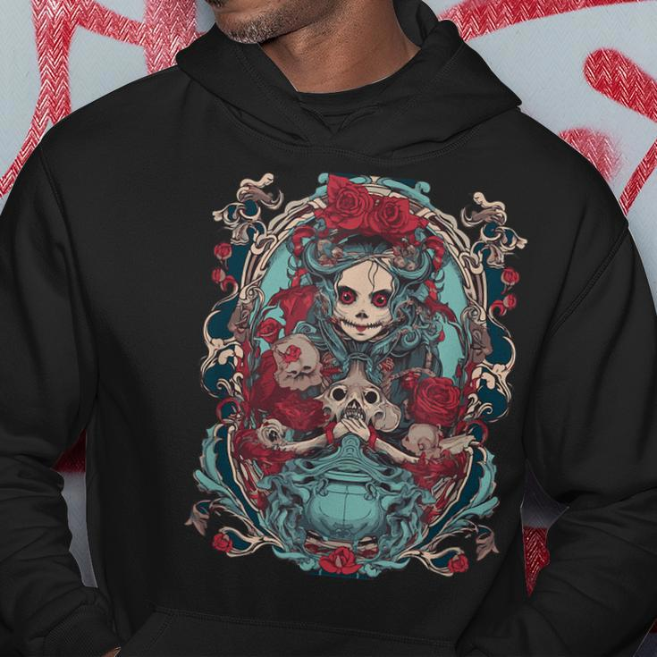 Goth Ghost Girl Gothic Hoodie Unique Gifts