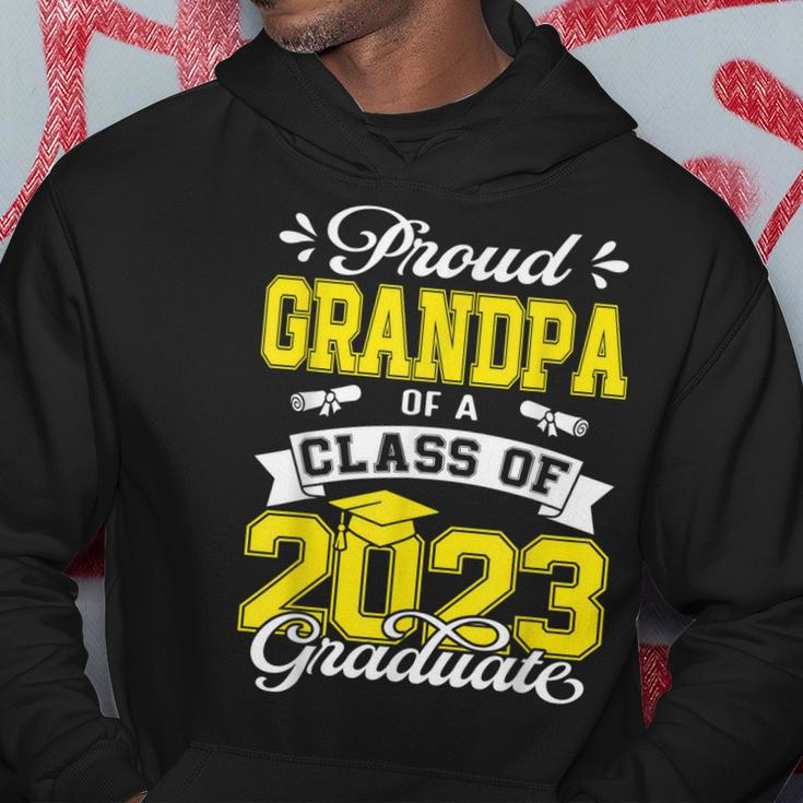 Grandpa Senior 2023 Proud Grandpa Of 2023 Graduate Hoodie Funny Gifts