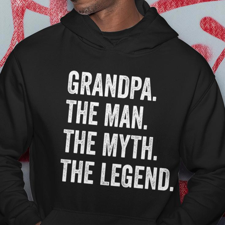 Grandpa The Man The Myth The Legend Funny Gift For Grandfathers Gift Hoodie Unique Gifts