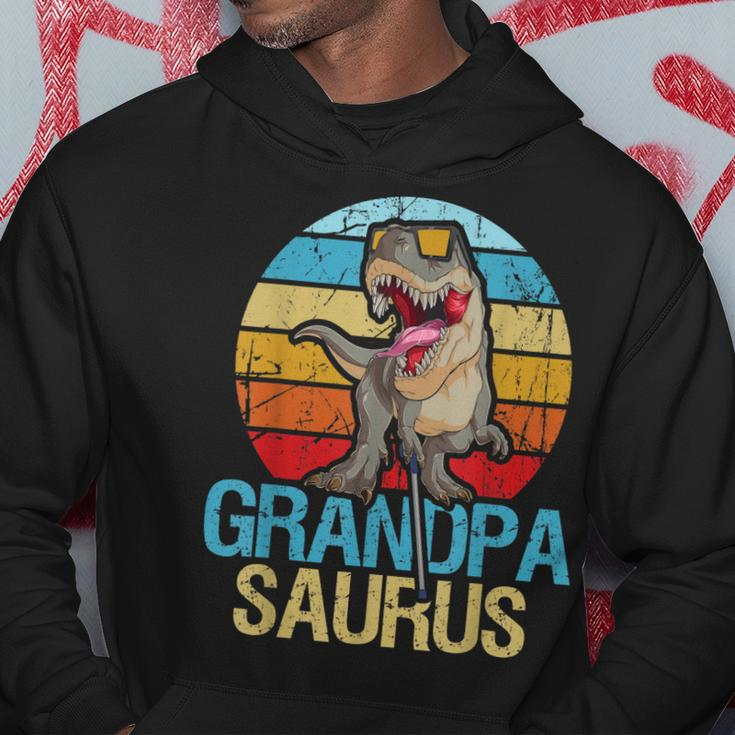 Grandpasaurus Dinosaur Grandpa Granddad Papa Gift For Mens Hoodie Unique Gifts