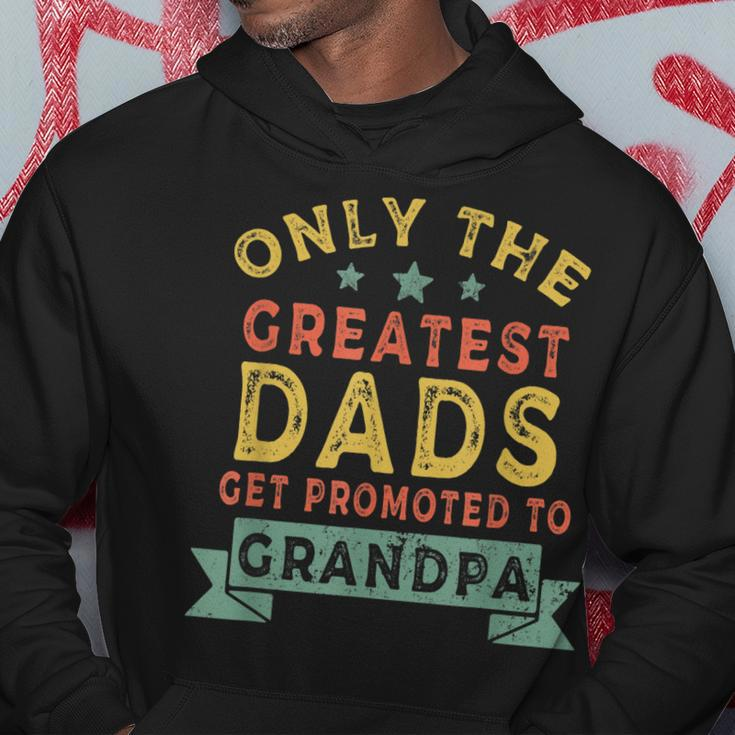 Greatest Dads Get Promoted To Grandpa Fathers Day V2 Hoodie Funny Gifts