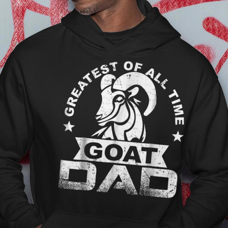 Greatest Of All Time Goat DadFathers Day Gift Gift For Mens Hoodie Unique Gifts
