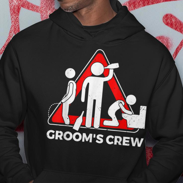 Grooms Crew| Groom Groomsmen | Bachelor Party Hoodie Funny Gifts