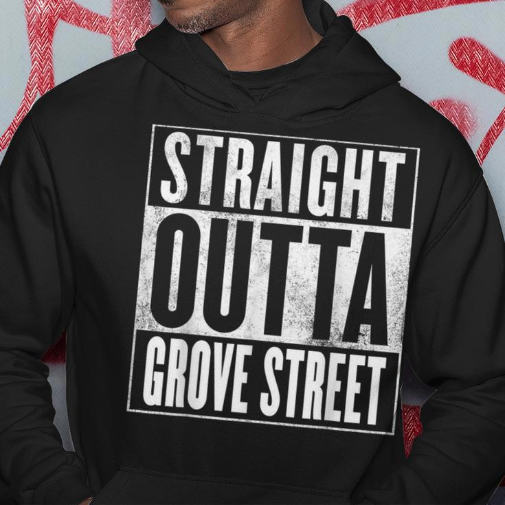 Grove Street - Straight Outta Grove Street Men Hoodie Graphic Print Hooded Sweatshirt Funny Gifts