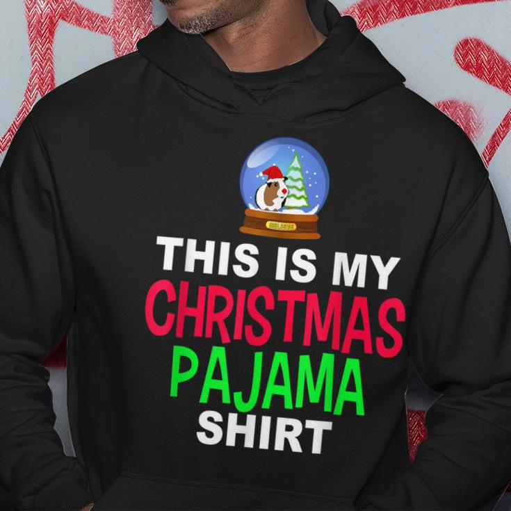 Guinea Pig Christmas Matching Christmas Pajams Men Hoodie Graphic Print Hooded Sweatshirt Funny Gifts