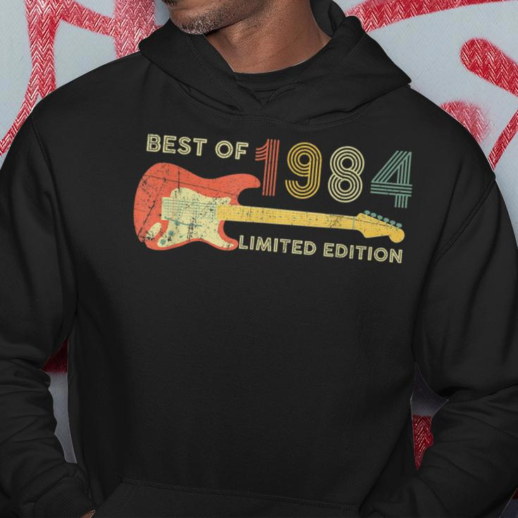 Guitar Fathers Day Dad Gifts Best Of 1984 38Th Birthday Hoodie Unique Gifts