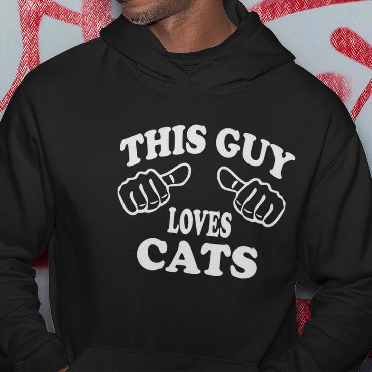 This Guy Loves Cats Men Hoodie Personalized Gifts
