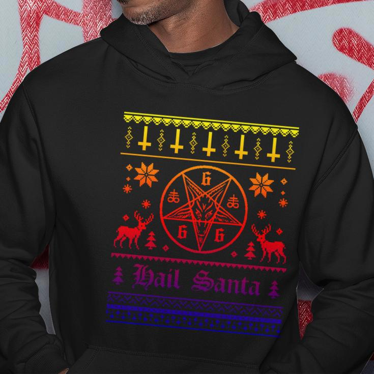 Hail Santa Ugly Christmas Sweater Gift Gift V3 Hoodie Unique Gifts