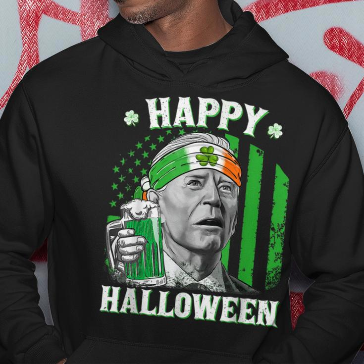 Happy Halloween Joe Biden St Patricks Day Leprechaun Hat Hoodie Funny Gifts