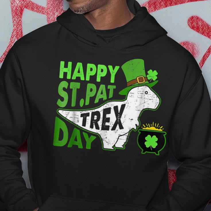 Happy St PatRex Day T Dinosaur St Patricks Day Hoodie Funny Gifts