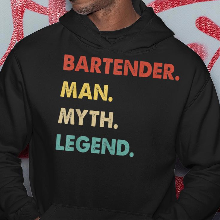 Herren Barkeeper Mann Mythos Legende Hoodie Lustige Geschenke