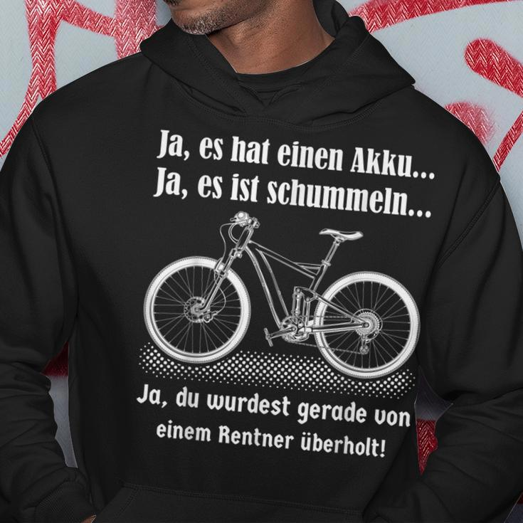 Herren E-Bike Rentner Fahrrad Ebike Elektrofahrrad Spruch Hoodie Lustige Geschenke