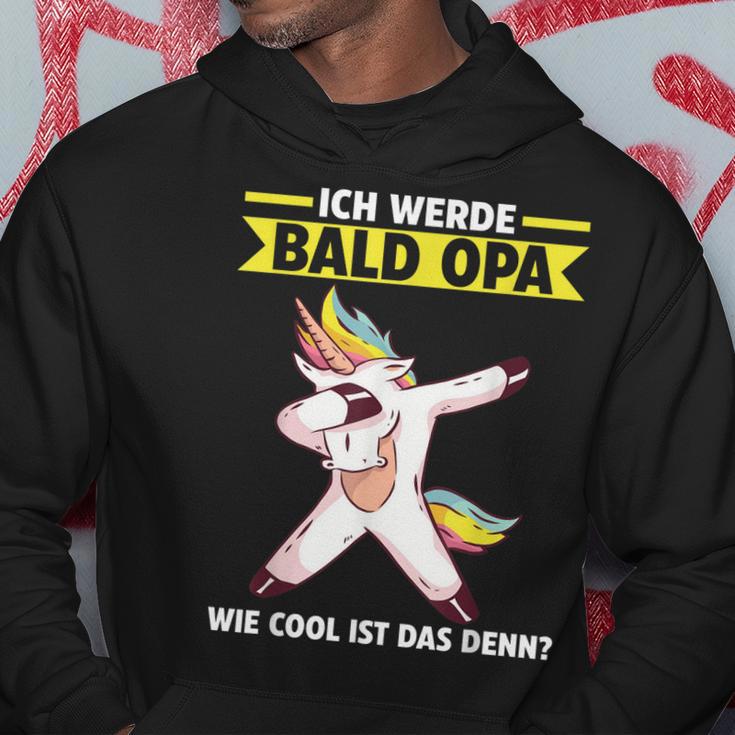 Herren Ich Werde Bald Opa V2 Hoodie Lustige Geschenke