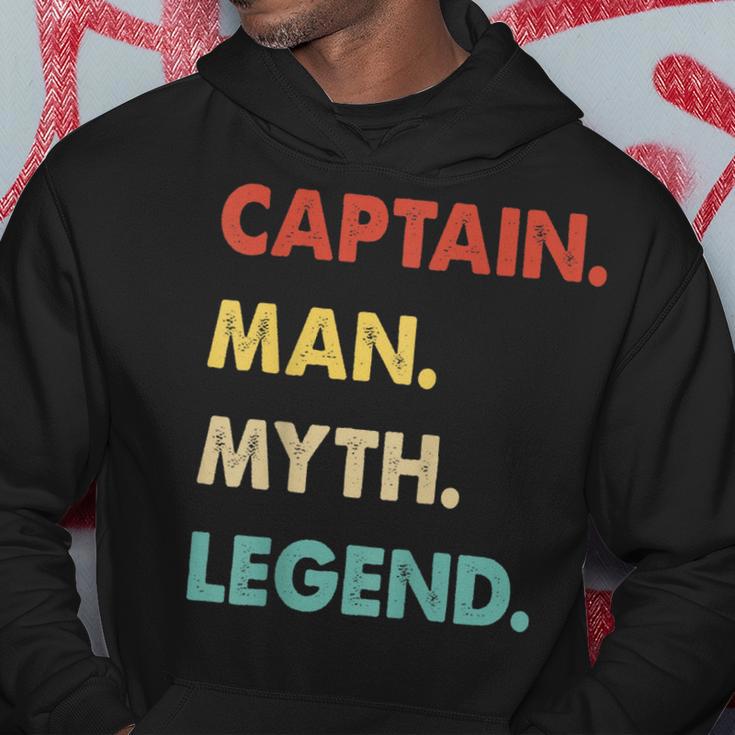 Herren Kapitän Mann Mythos Legende Hoodie Lustige Geschenke