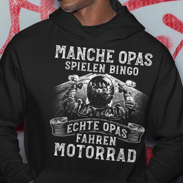 Herren Opa Motorrad Biker Bingo Ältere Motorradfahrer Hoodie Lustige Geschenke