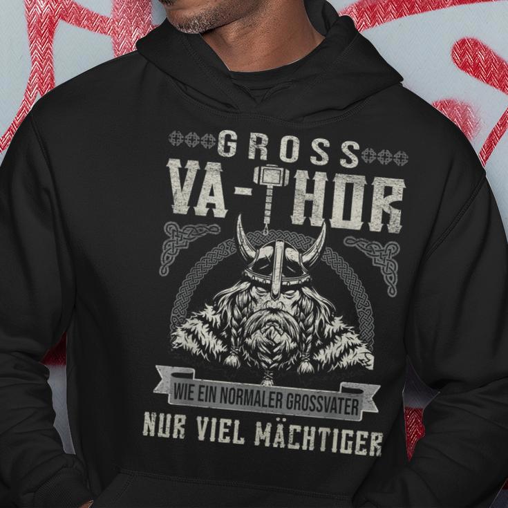 Herren Vathor Groß-Vathor Wikinger Opa Vatertag Großvater Hoodie Lustige Geschenke