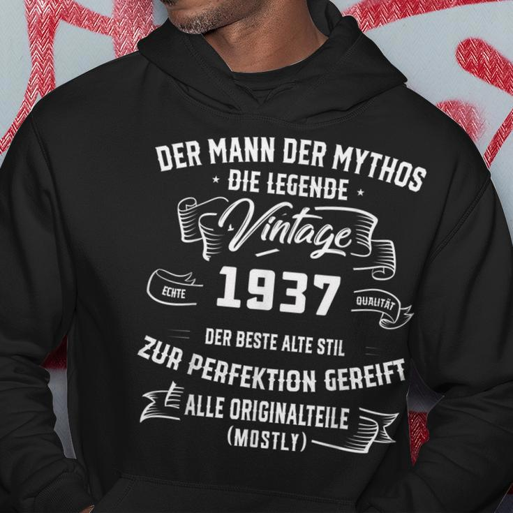 Herren Vintage Der Mann Mythos Die Legende 1937 86 Geburtstag Hoodie Lustige Geschenke