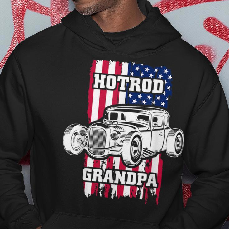Hot Rod Grandpa American Vintage Tuning Mechanic Gift For Mens Hoodie Unique Gifts