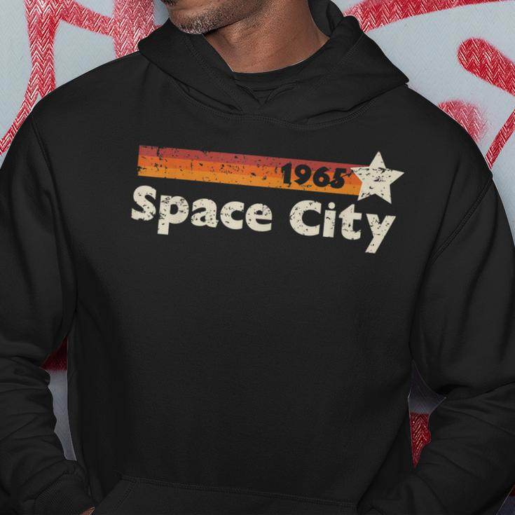 Houston Texas 1965 Space City Distressed - Rocketship Hoodie Unique Gifts