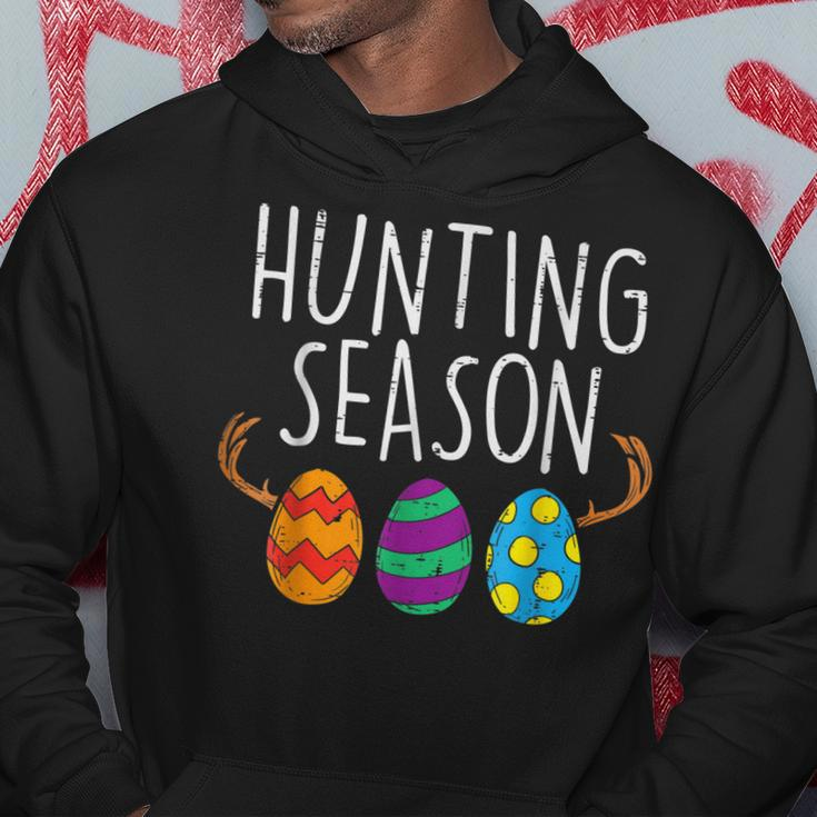 Hunting Season Eggs Deer Funny Easter Day Egg Hunt Hunter Hoodie Unique Gifts