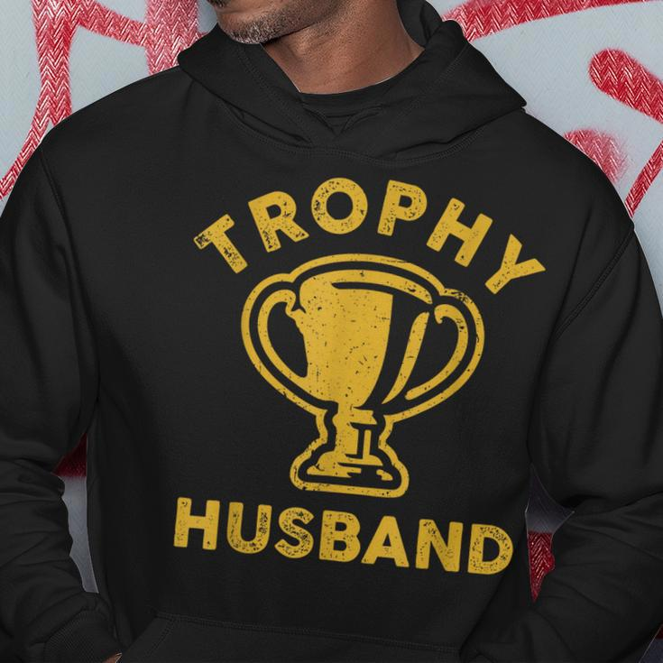 Husband Trophy Cup Vintage Retro Design Fathers Day Gift Hoodie Unique Gifts