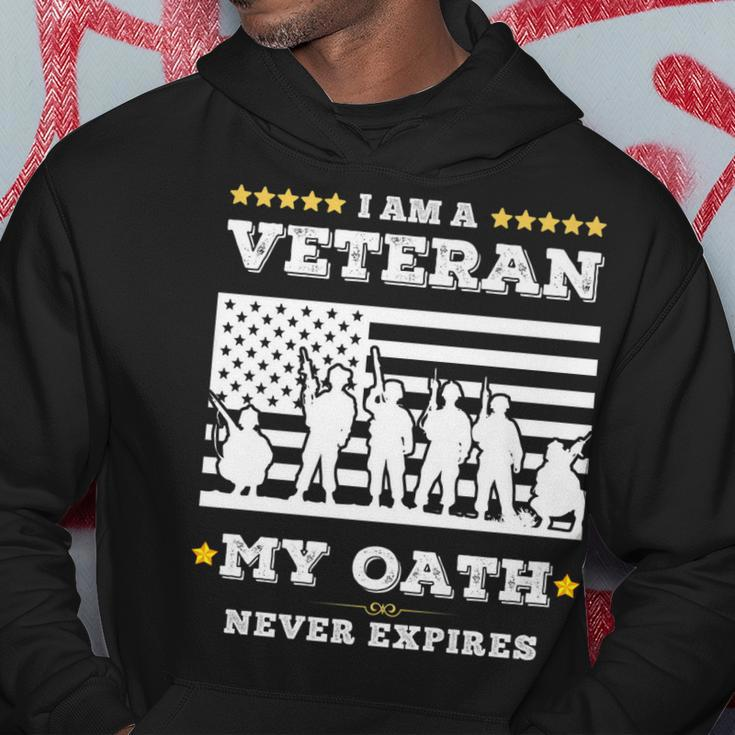 I Am A Veteran My Oath Never Expires Veteran Day Gift V8 Hoodie Funny Gifts