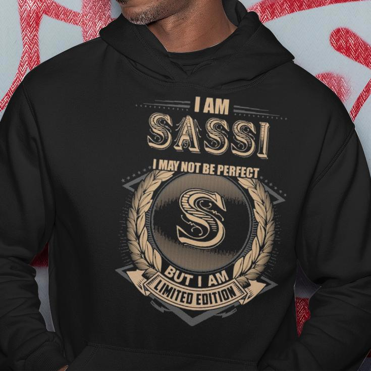 I Am Sassi I May Not Be Perfect But I Am Limited Edition Shirt Hoodie Funny Gifts