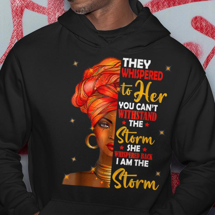 I Am The Storm Queen Melanin African Black History Month Hoodie Funny Gifts