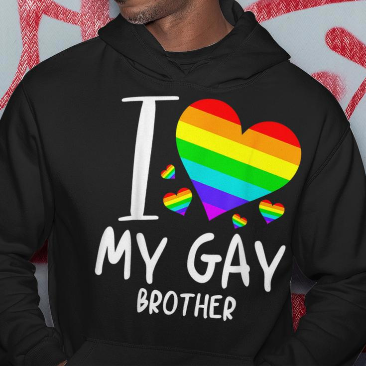 I Love My Gay Brother Lgbt Month Family Proud Hoodie Unique Gifts