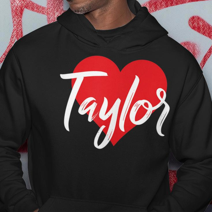I Love Taylor First Name I Heart Named Hoodie Unique Gifts