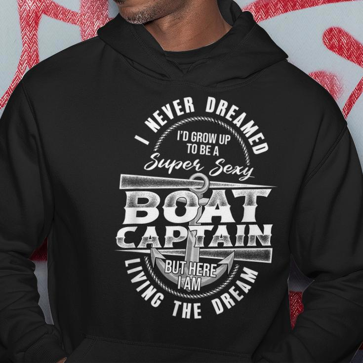 I Never Dreamed Id Grow Up Boat Lovers For Pontoon Captains Hoodie Personalized Gifts