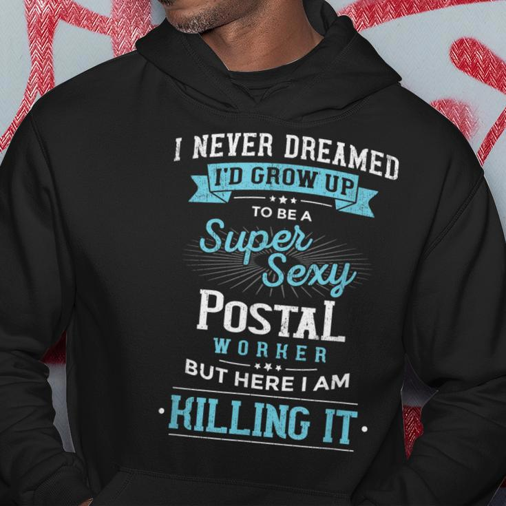I Never Dreamed Id Grow Up To Be Cool Postal Service Clerk Hoodie Personalized Gifts