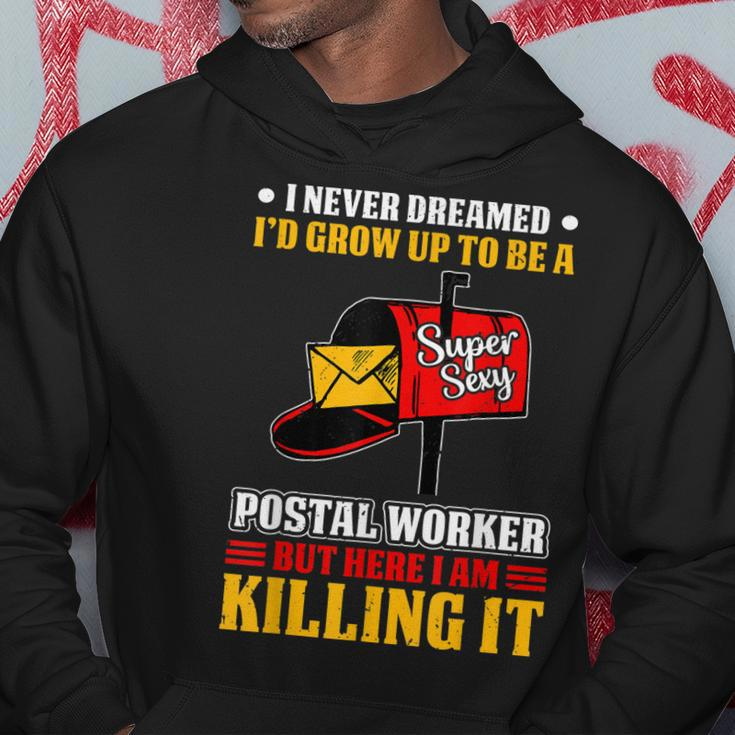 I Never Dreamed Postal Worker Mailman & Postman Mail Carrier Hoodie Personalized Gifts