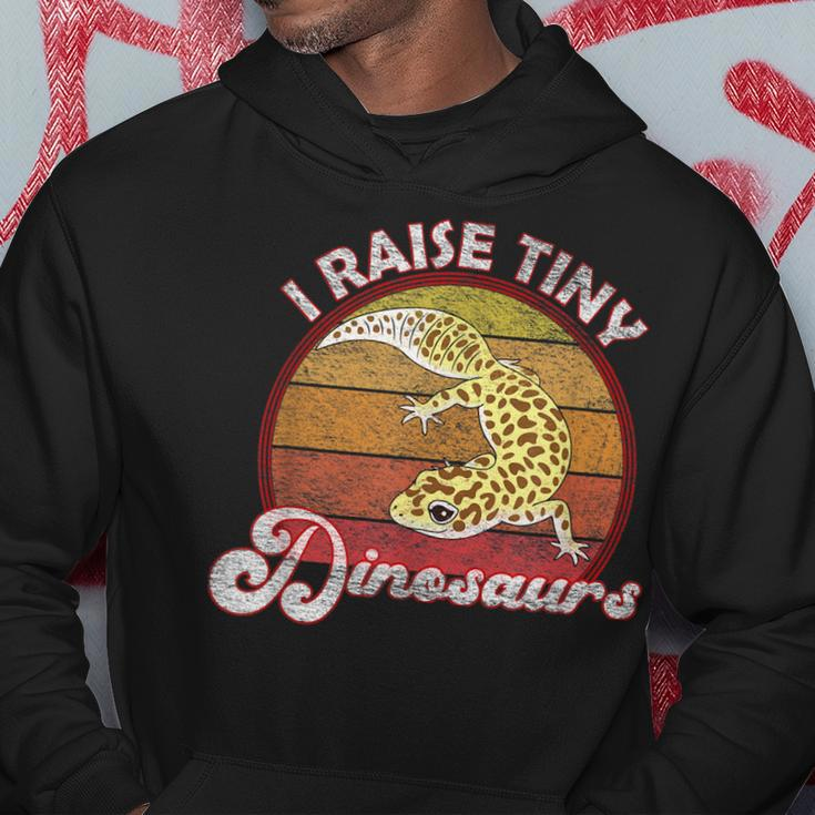I Raise Tiny Dinosaurs Leopard Gecko Mom Dad Reptile Pet Hoodie Unique Gifts
