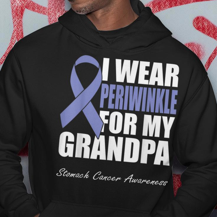 I Wear Periwinkle For My Grandpa Stomach Cancer Awareness Hoodie Unique Gifts